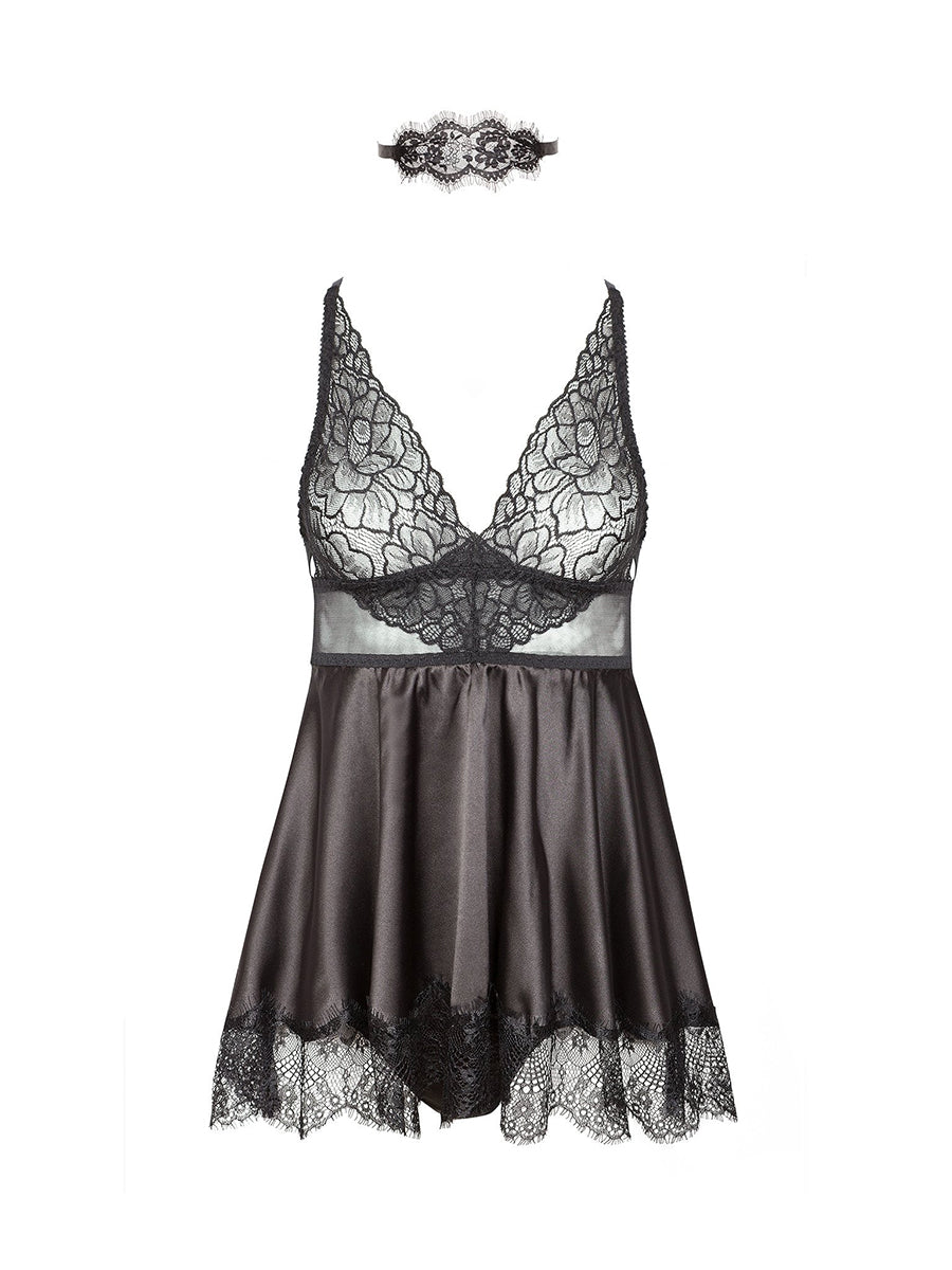 Eve Sensual Chemise with Mask