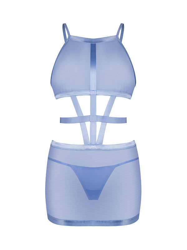 Freedom by Obsessive Transparent Chemise & Thong