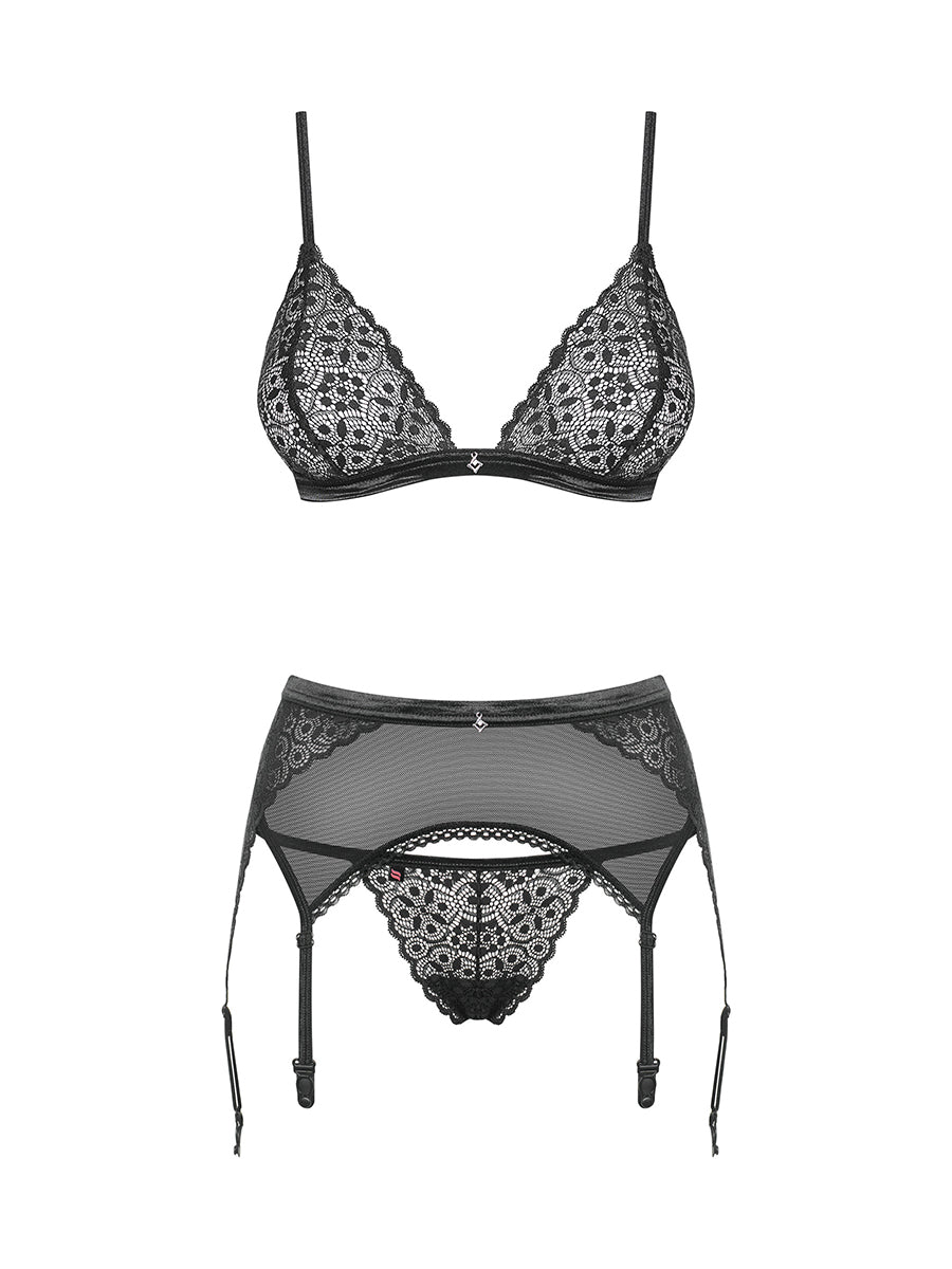 Shibu Sensual Black Lingerie Set