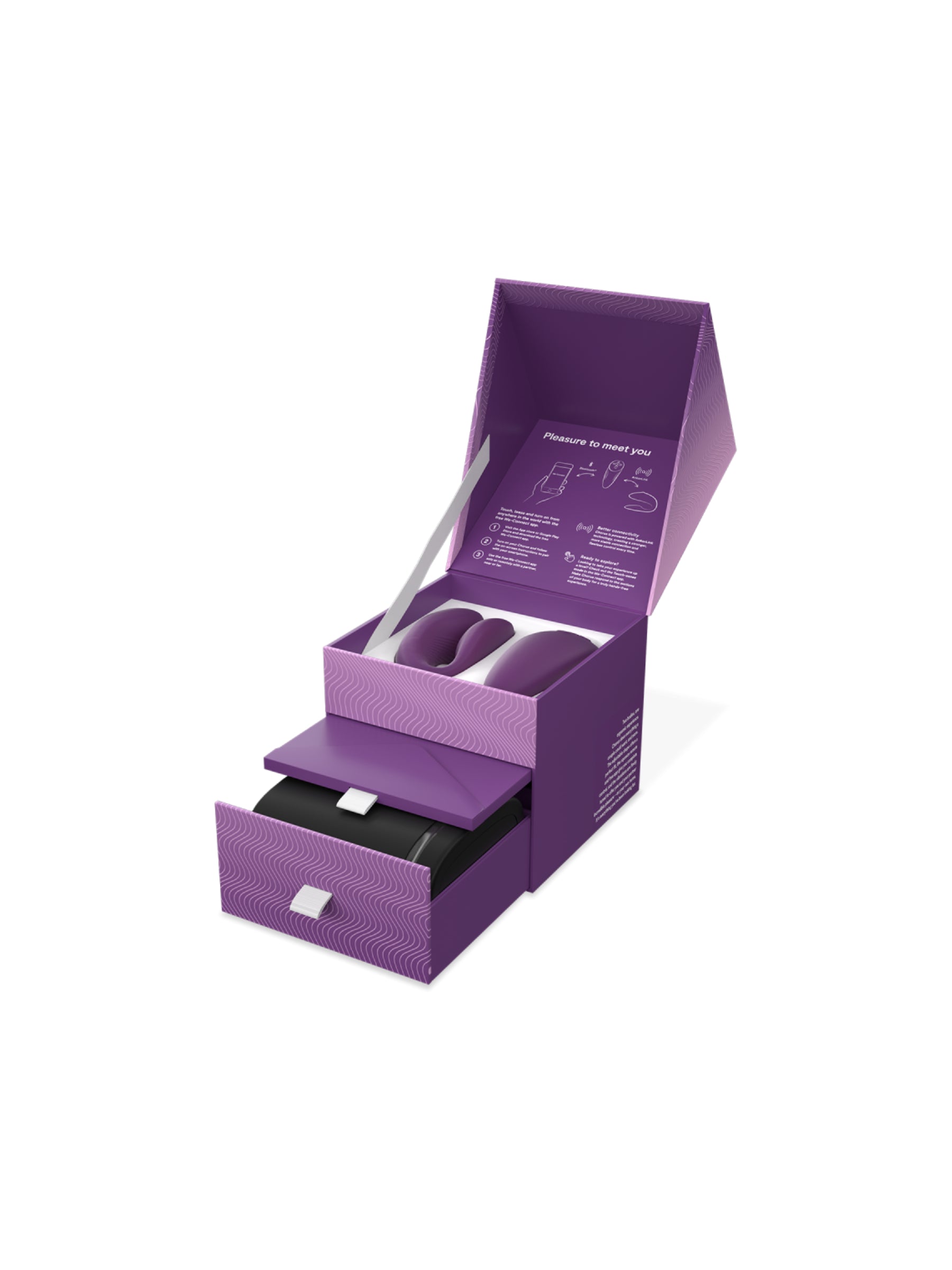 We-Vibe Chorus intelligent wearable couples vibrator designed for hands-free shared intimacy.