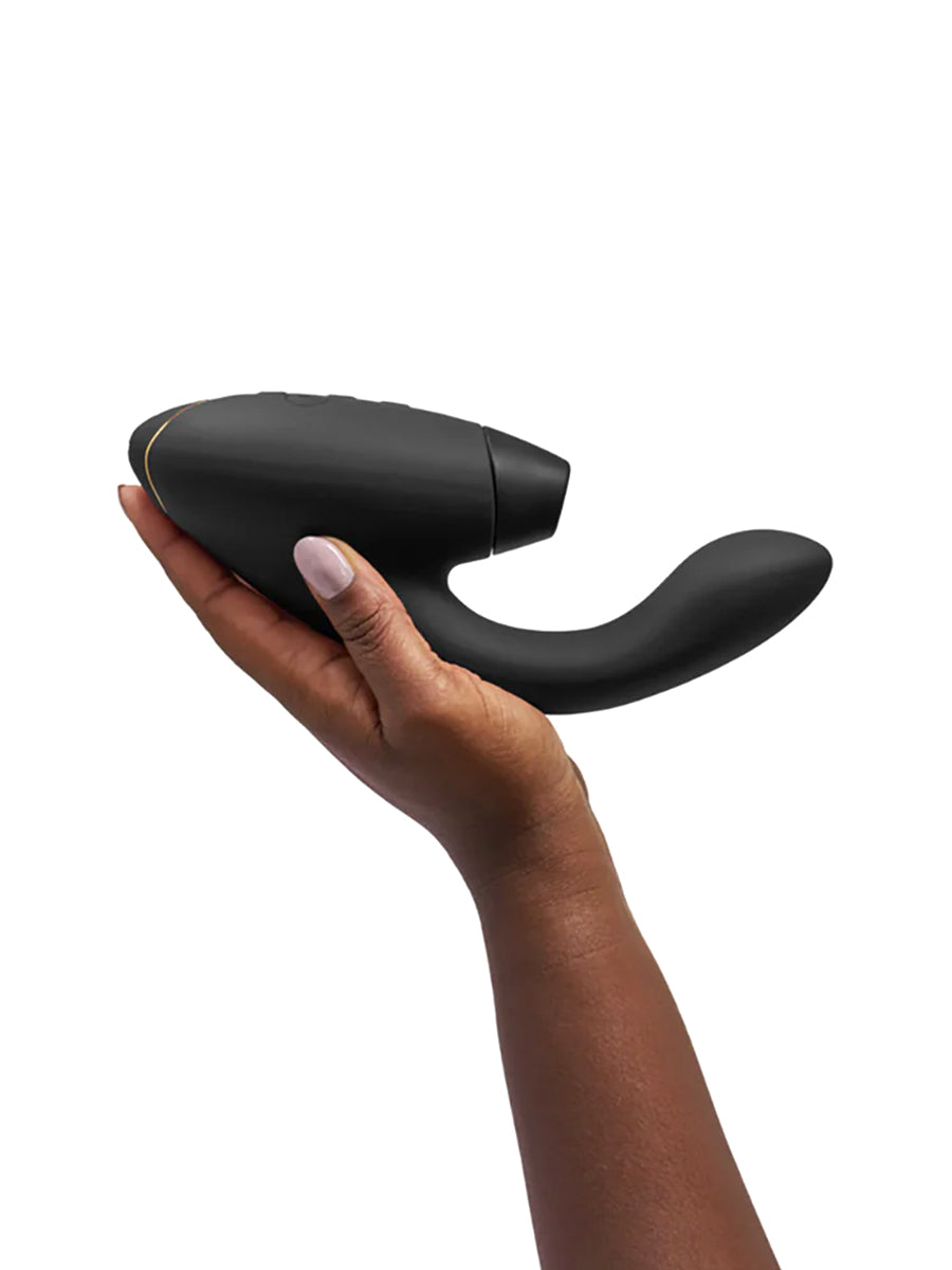Womanizer DUO 2 premium dual stimulation rabbit toy with flexible internal G-spot arm