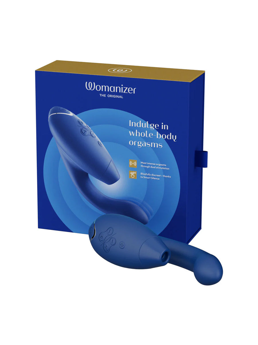Womanizer DUO 2 premium dual stimulation rabbit toy with flexible internal G-spot arm
