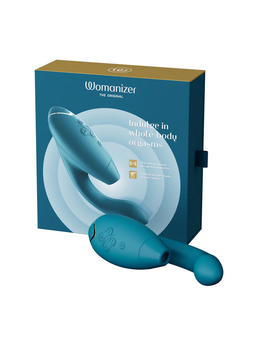 Womanizer DUO 2 premium dual stimulation rabbit toy with flexible internal G-spot arm