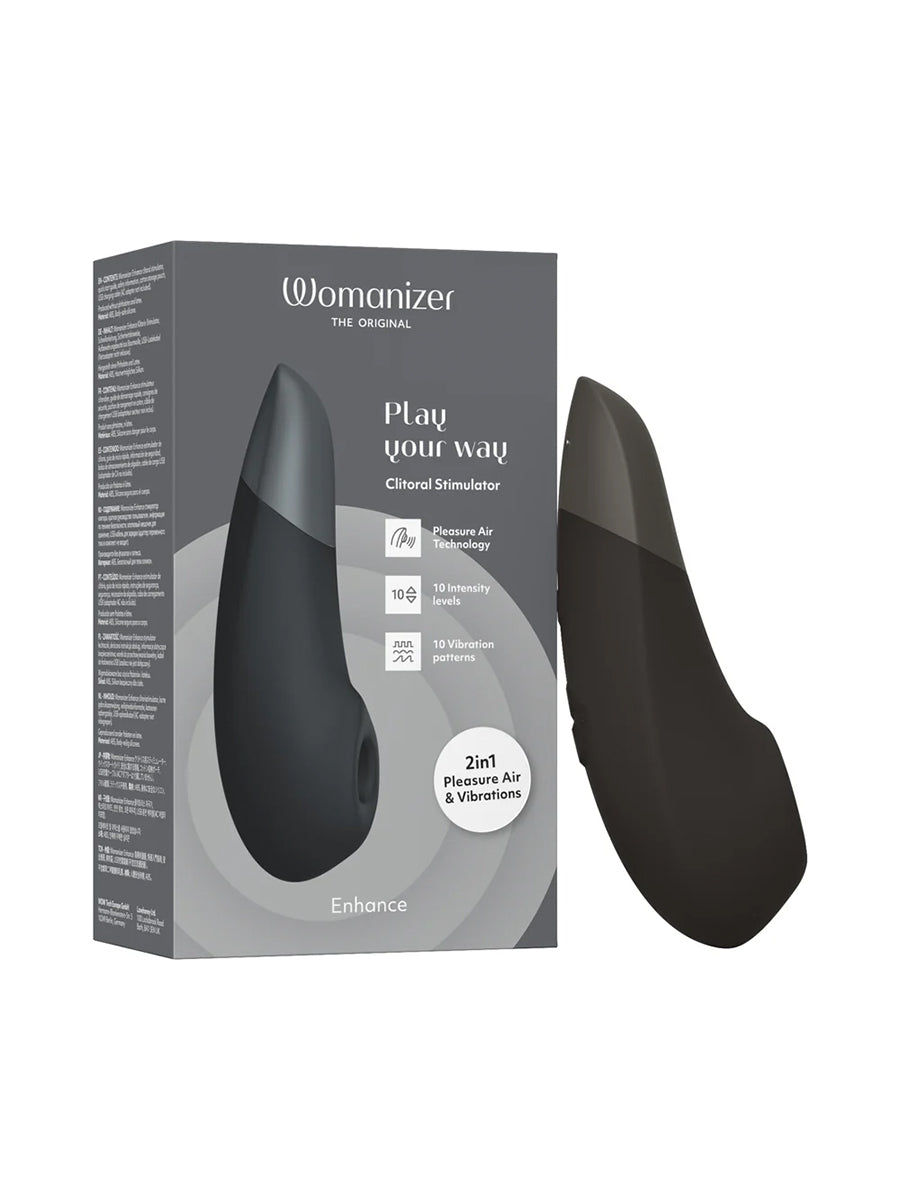 Womanizer Enhance dual-action clitoral stimulator combining Pleasure Air and vibration