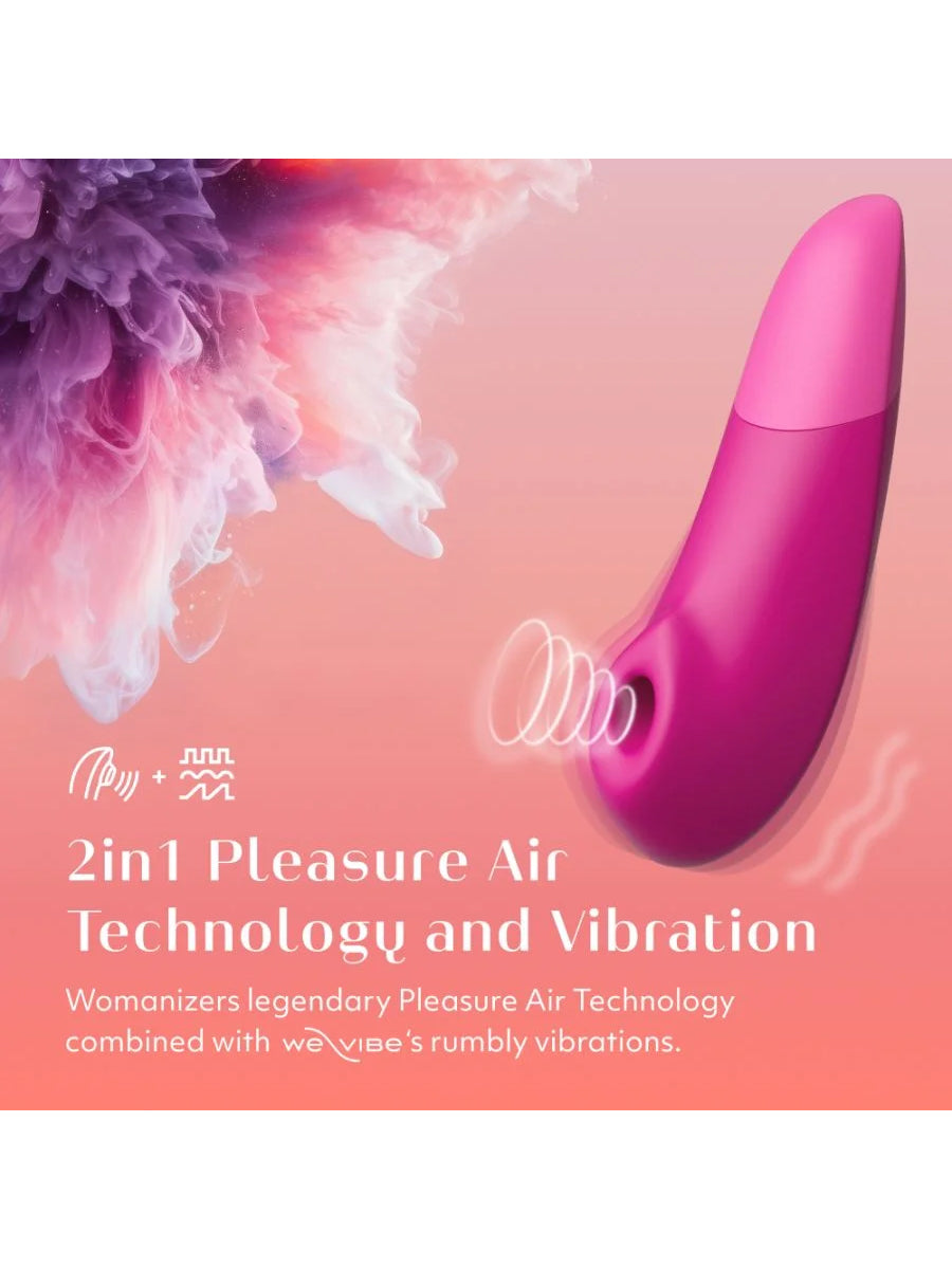 Womanizer Enhance dual-action clitoral stimulator combining Pleasure Air and vibration