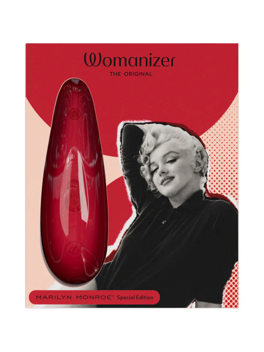 Womanizer x Marilyn Monroe Classic 2 Special Edition pleasure air clitoral stimulator in vivid red