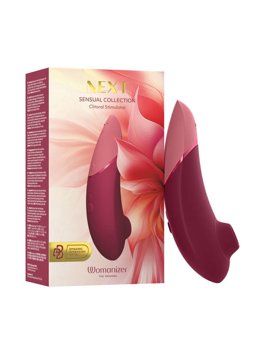 Womanizer Next premium clitoral stimulator fully coated in soft luxurious body-safe silicone