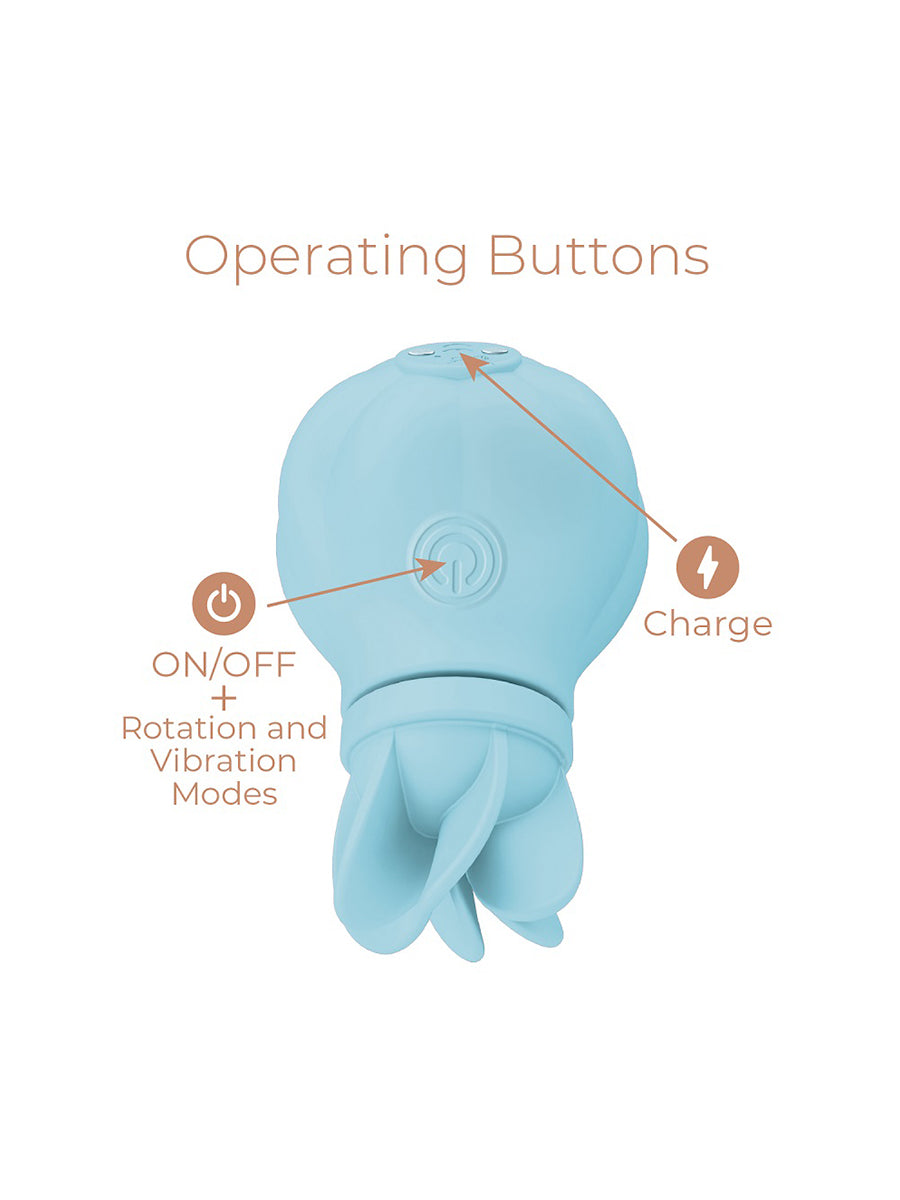 Caress Blue Clitoral Stimulator Blue