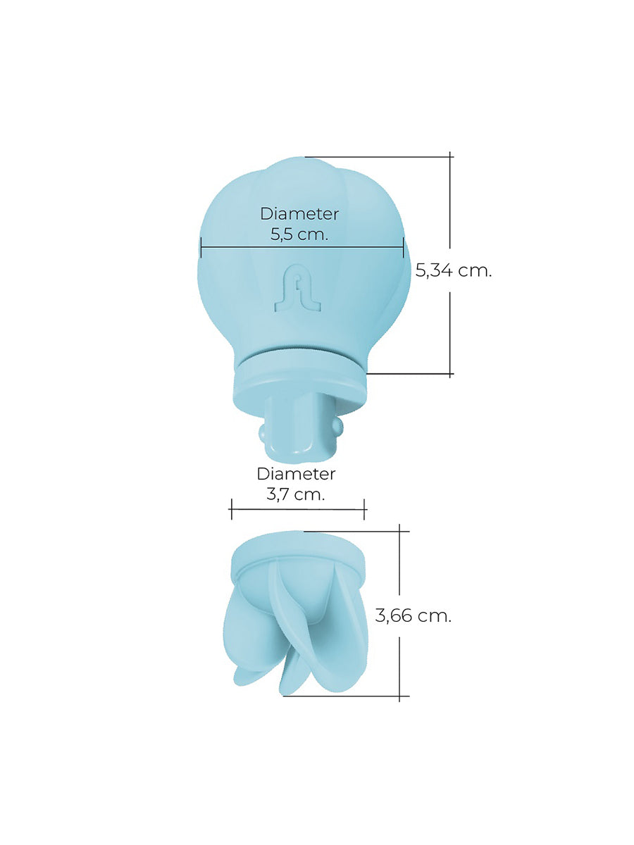 Caress Blue Clitoral Stimulator Blue