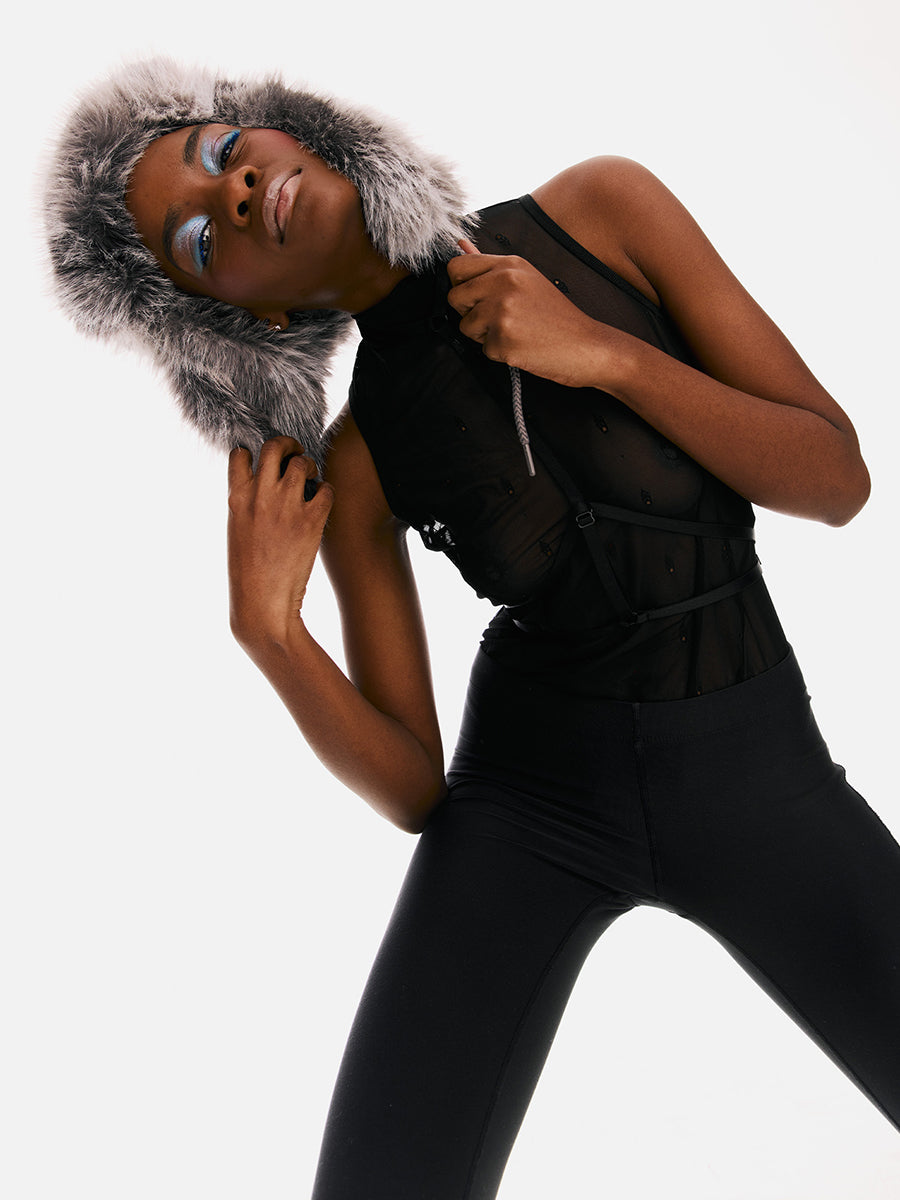 Anniverse Sepcial Teddy and Harness - Black