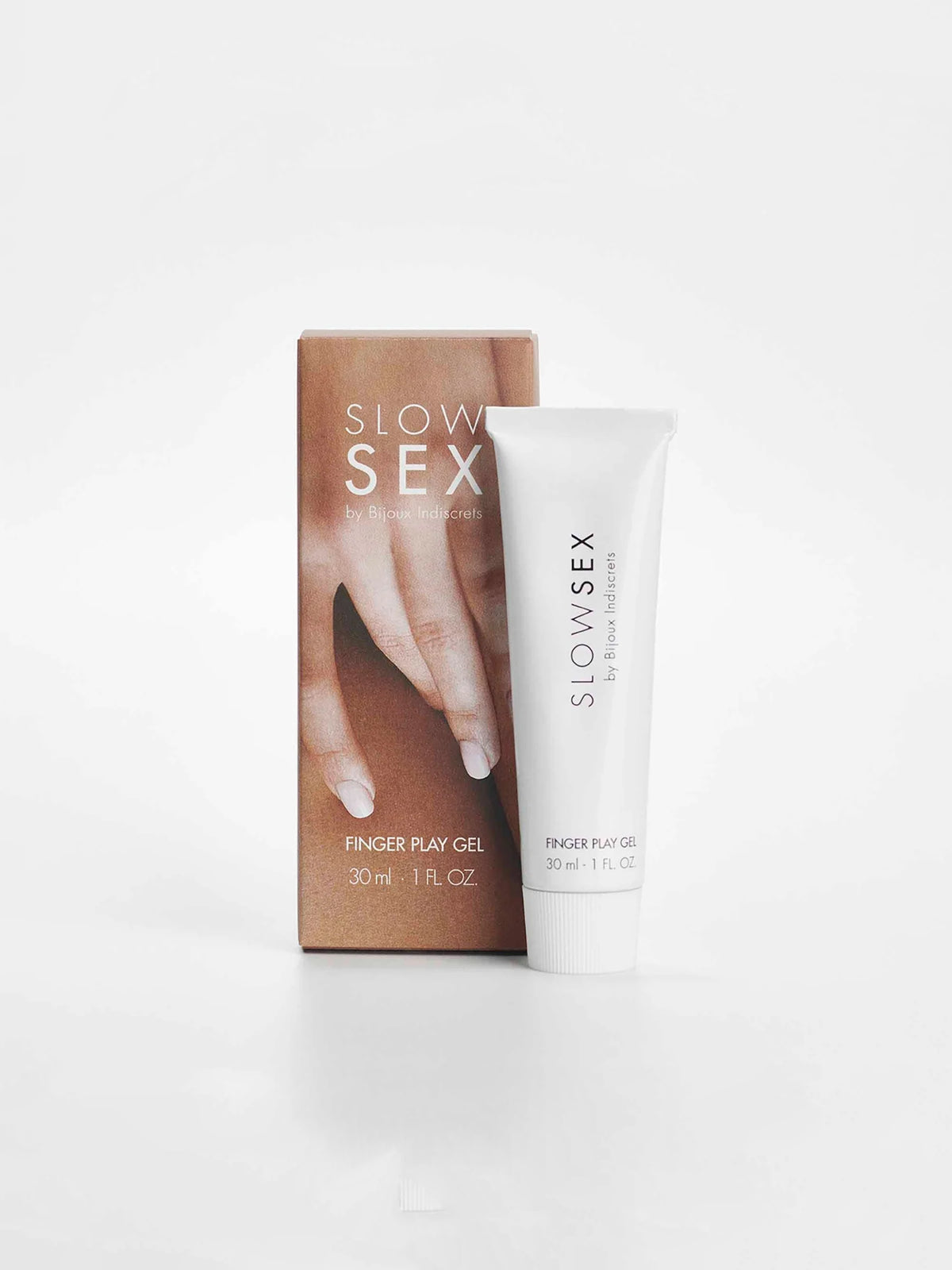 Bijoux Indiscrets water-based finger play gel formulated with hydrating aloe vera and a subtle coconut aroma.