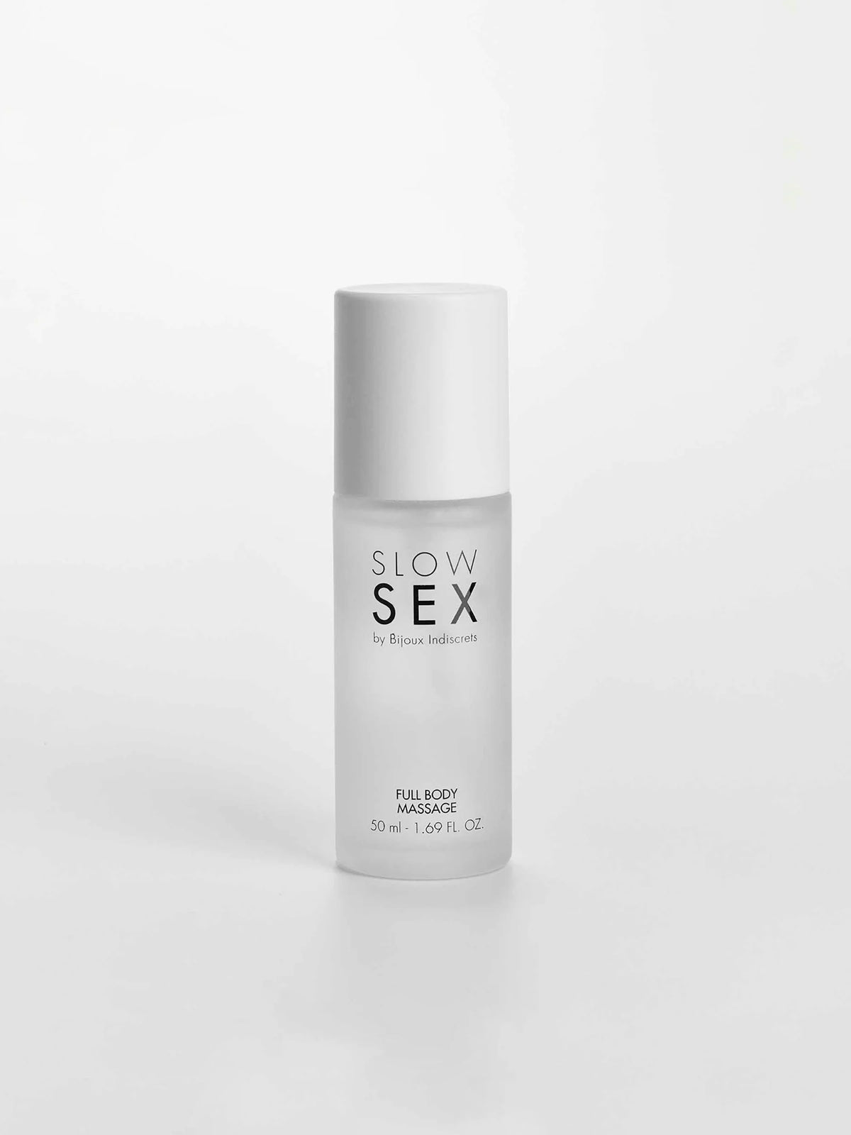 Bijoux Indiscrets full body massage gel offering a silky, long-lasting glide and a luxurious coconut aroma.