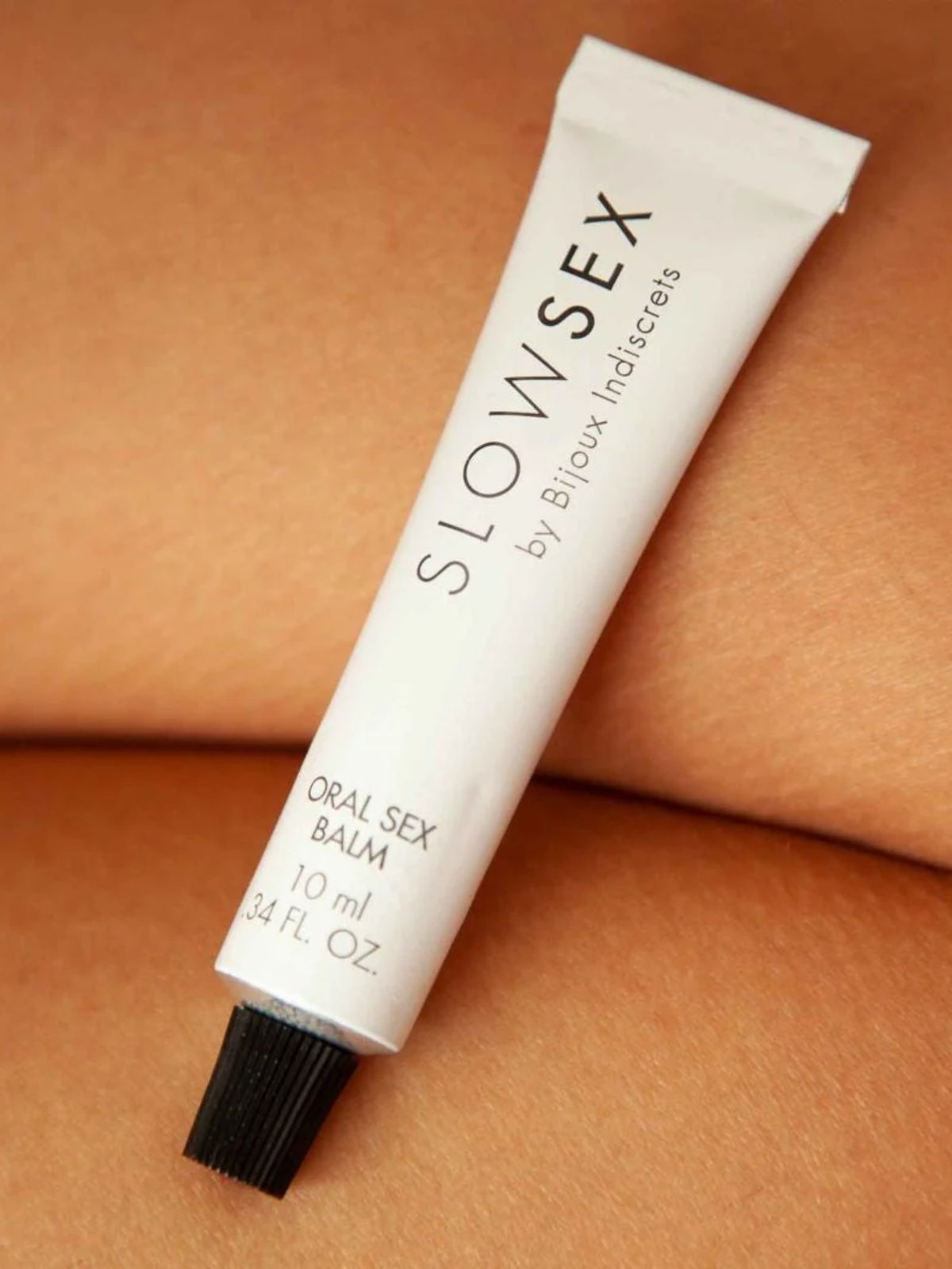 Bijoux Indiscrets cooling oral sex balm featuring the patented Frescolat molecule and an inviting coconut aroma.