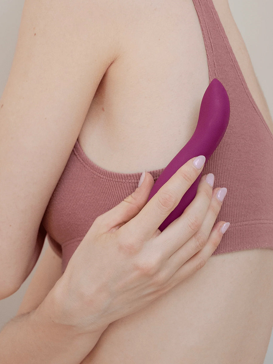 Dame Dip essential seamless vibrator crafted from soft medical-grade silicone for intuitive exploration.