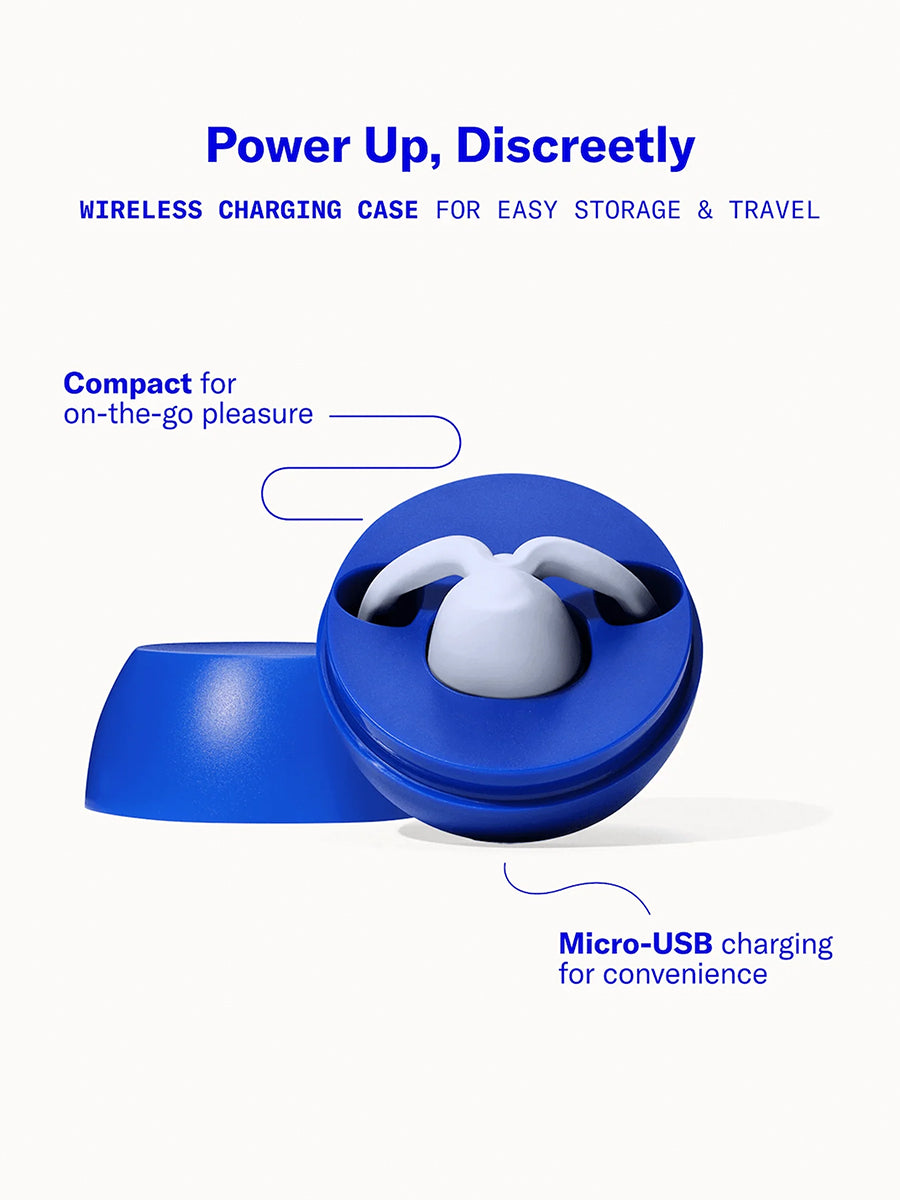 Dame Eva II wearable hands-free vibrator for couples, crafted from soft medical-grade silicone.