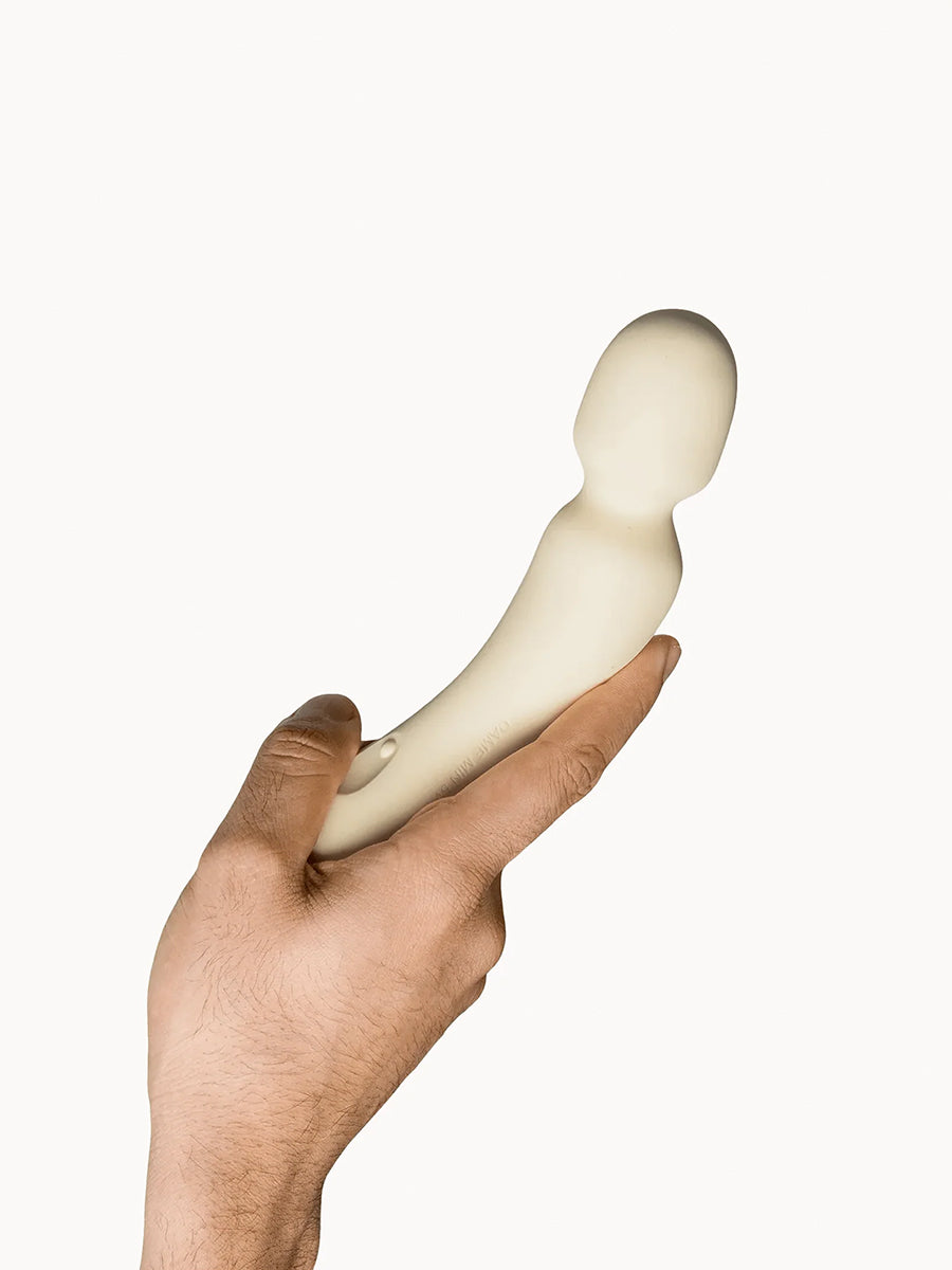 Dame Min compact flexible wand vibrator for broad, immersive sensory stimulation.