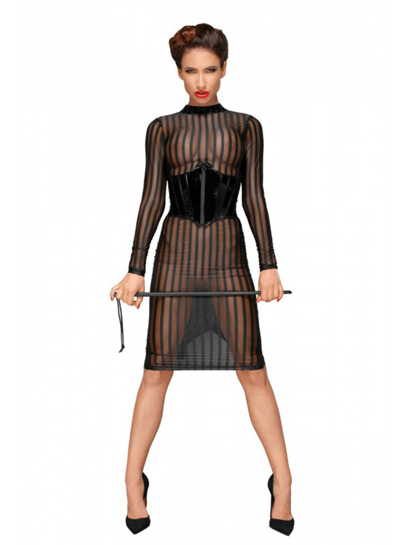 Classic Dress Made of Elastic Tulle