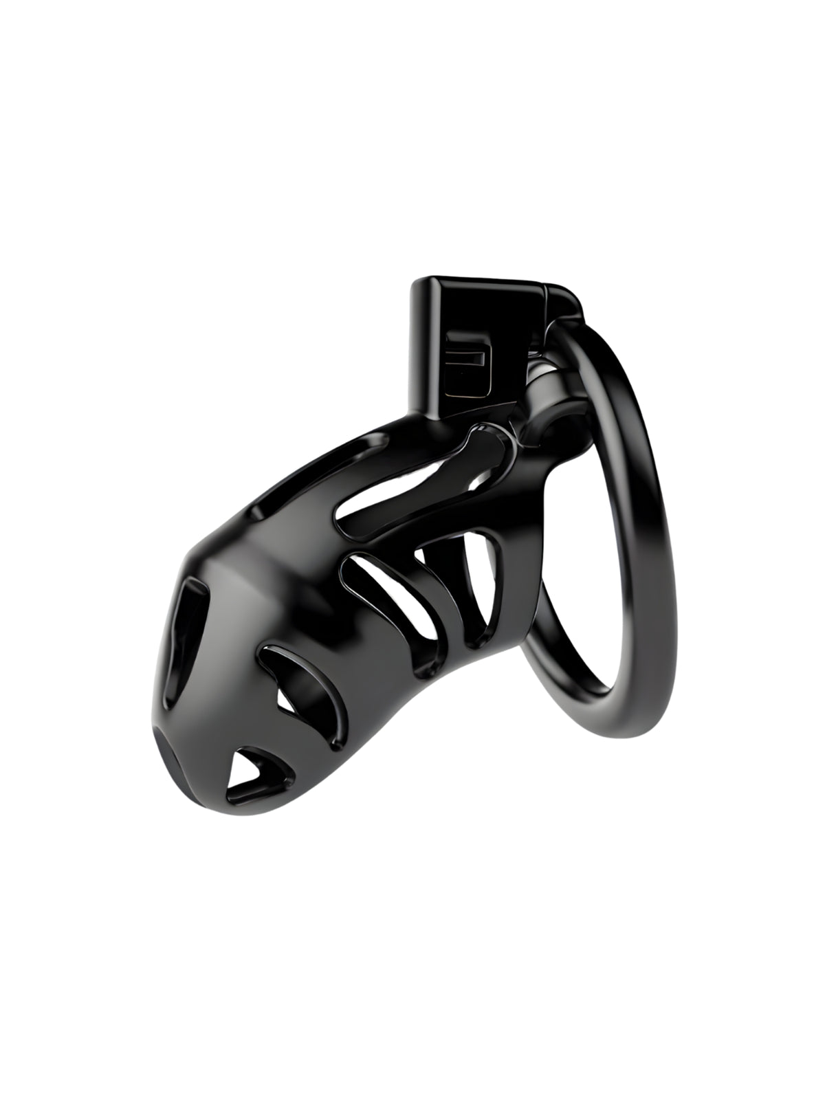 Impound Curfew chastity cage designed with a discreet profile, lightweight ABS construction, and secure locking mechanism.