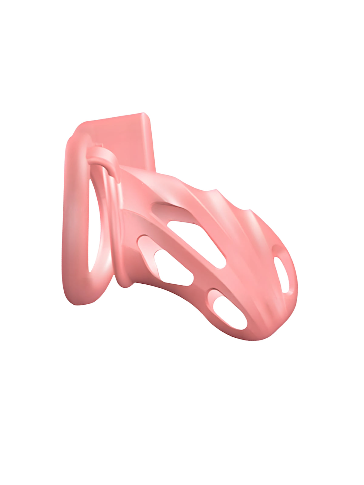 Impound Warden chastity cage crafted from lightweight ABS and metal, featuring three adjustable base rings.