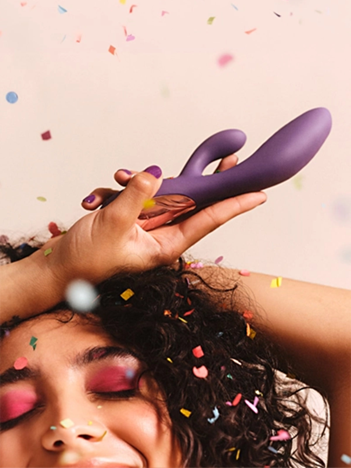 LELO Ina Thrust premium rabbit vibrator featuring DynamicThrust technology and a vibrating clitoral arm.