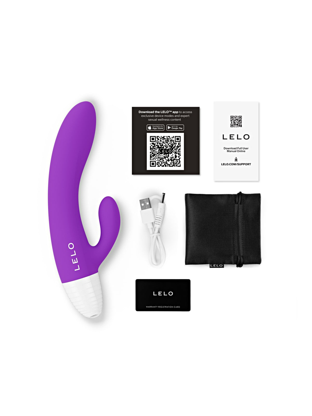 LELO KAYA Originals dual-action rabbit vibrator featuring powerful G-spot and clitoral stimulation.