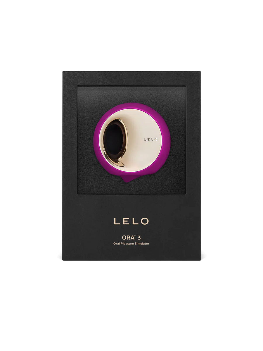 LELO ORA 3 ergonomic sensory stimulator featuring Prexom rotating technology.