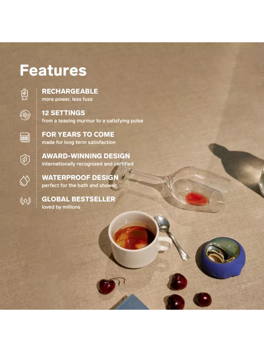 LELO ORA 3 ergonomic sensory stimulator featuring Prexom rotating technology.