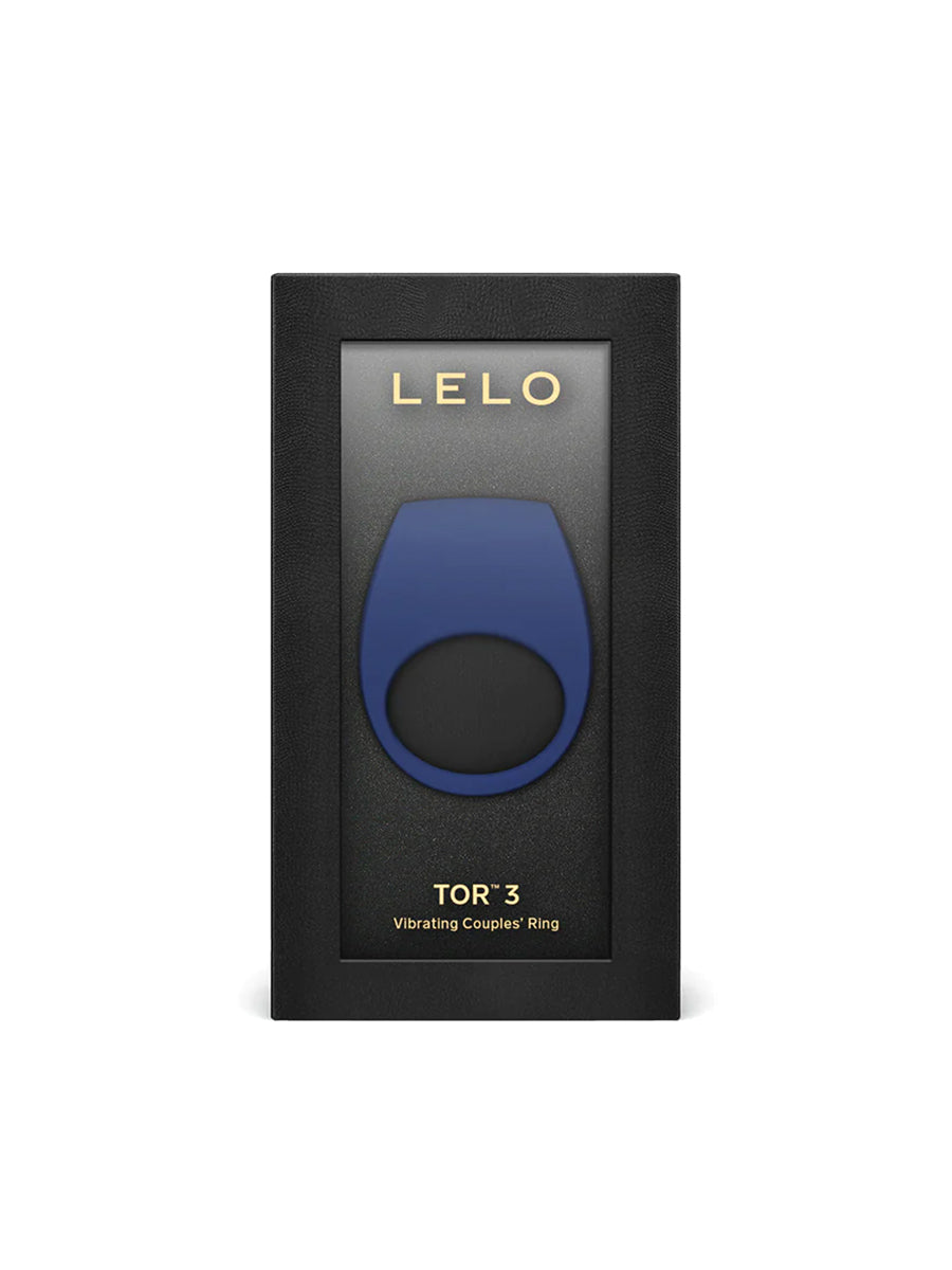 LELO TOR 3 premium liquid silicone couples sensory ring with acoustic discretion.