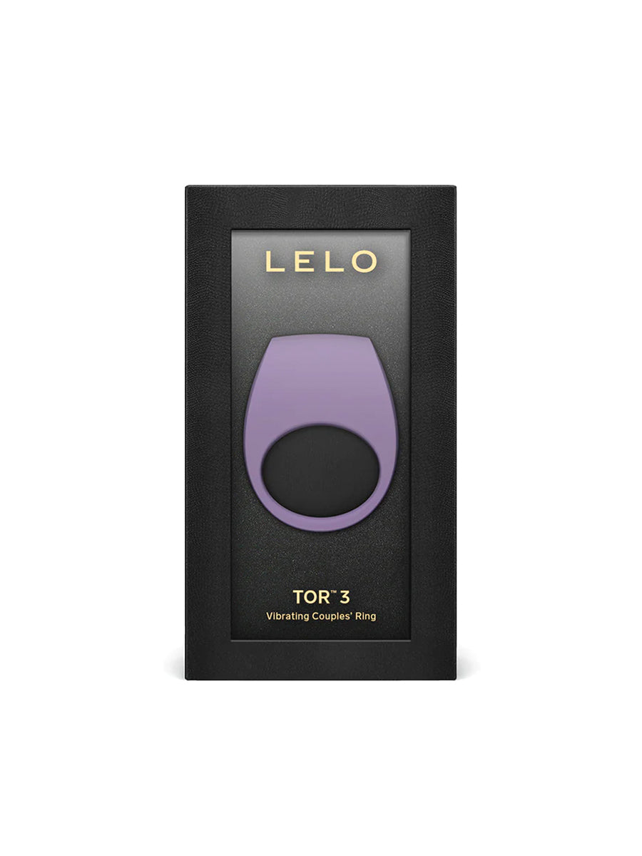 LELO TOR 3 premium liquid silicone couples sensory ring with acoustic discretion.