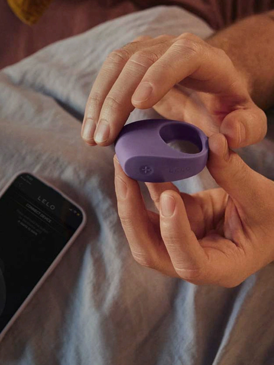LELO TOR 3 premium liquid silicone couples sensory ring with acoustic discretion.