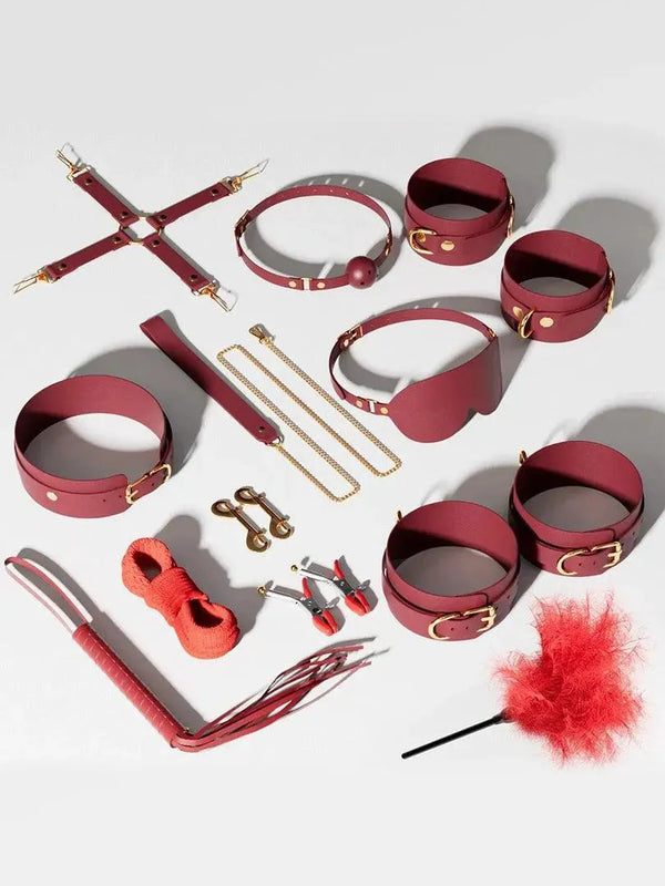 Luxury Bed Bondage Kit (11 Pieces)
