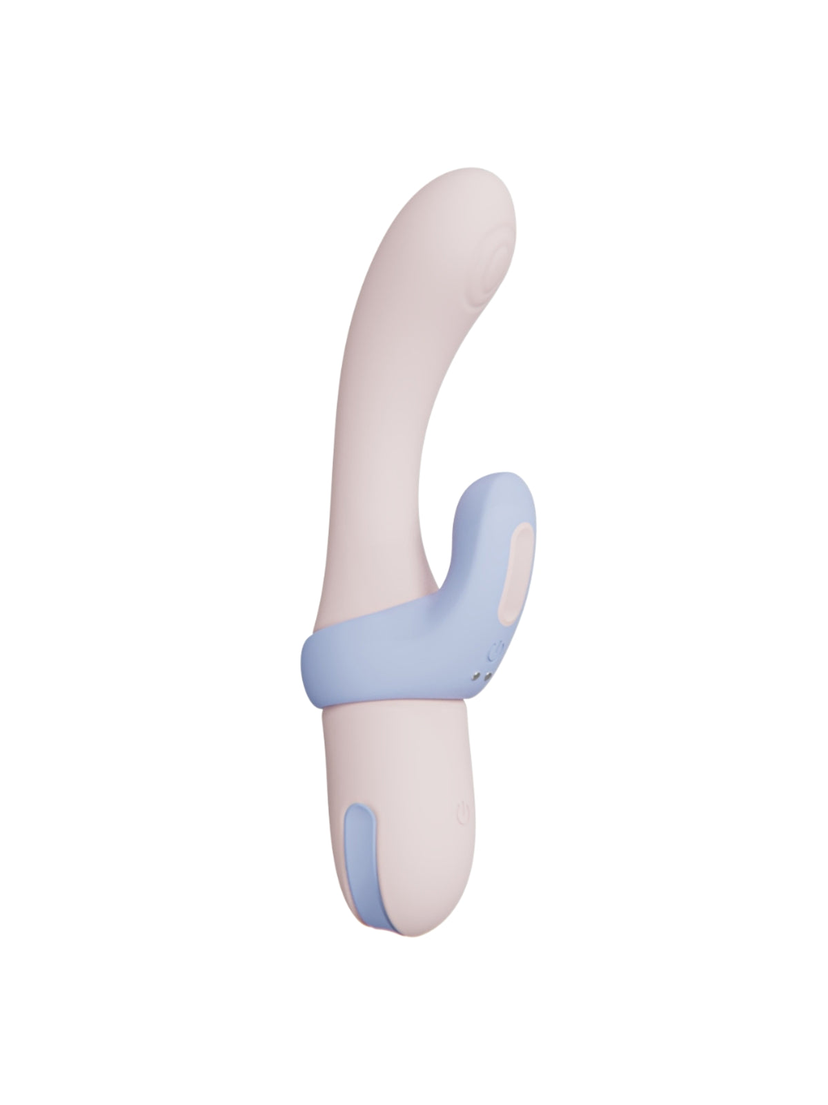 Mina Orbit 2 in 1 rabbit vibrator featuring a pulsating internal tip and a stimulating couples ring attachment.