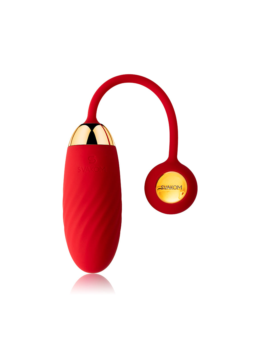 Ella Neo Interactive App Controlled Vibrating Egg - Red