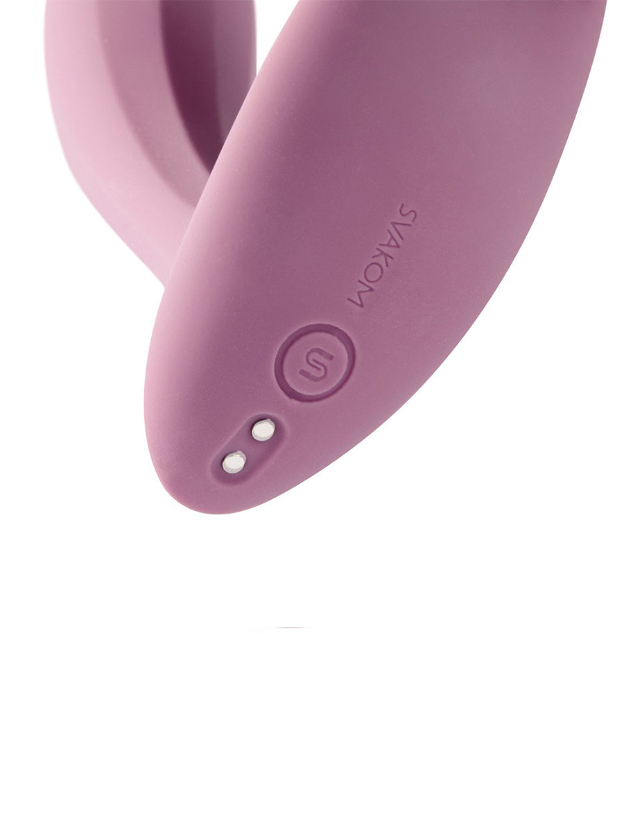 Erica Wearable Vibrator with App Control - Romantic Rose