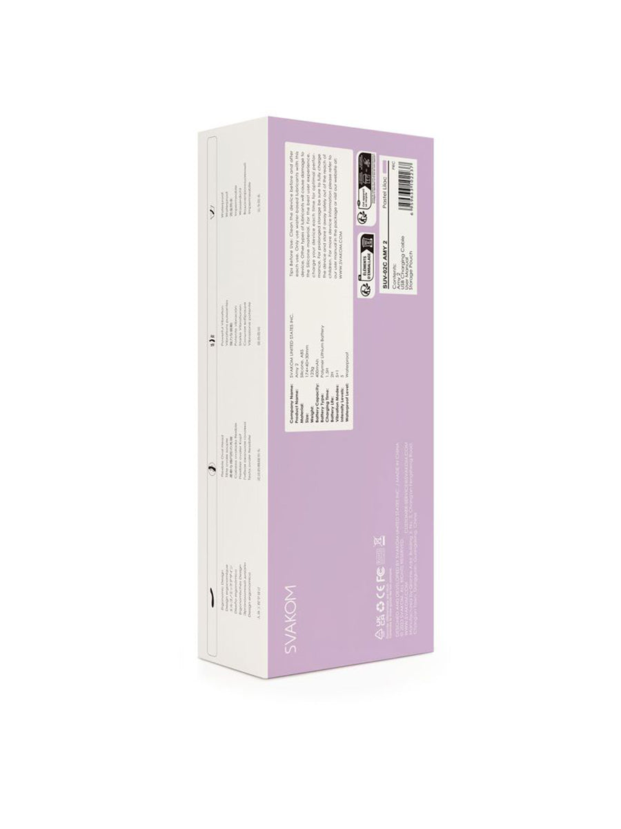 Amy 2 G-Spot and Clitoral Vibrator - Lilac