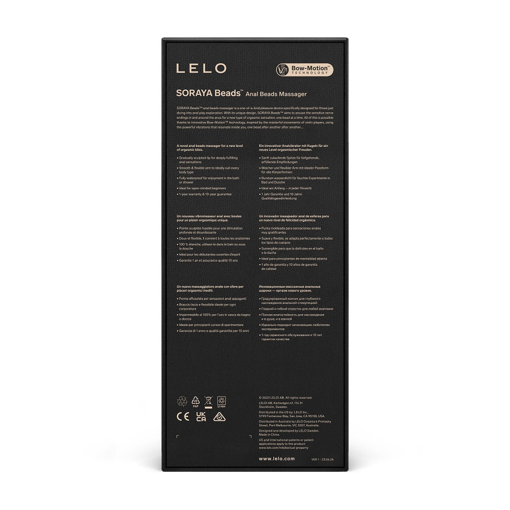 Soraya Anal Beads Black