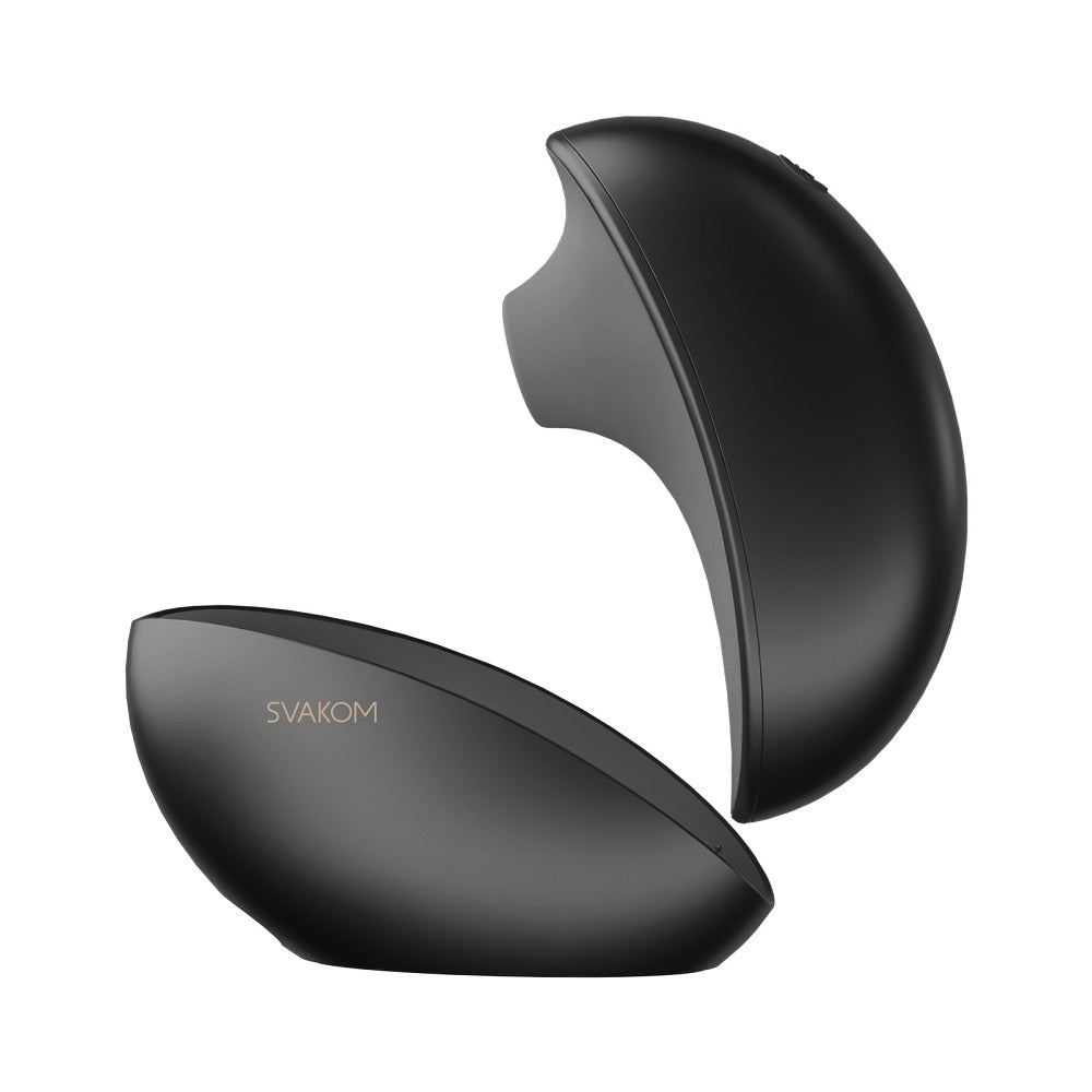 Galaxie Suction Vibrator with Mood Projector Midnight Black