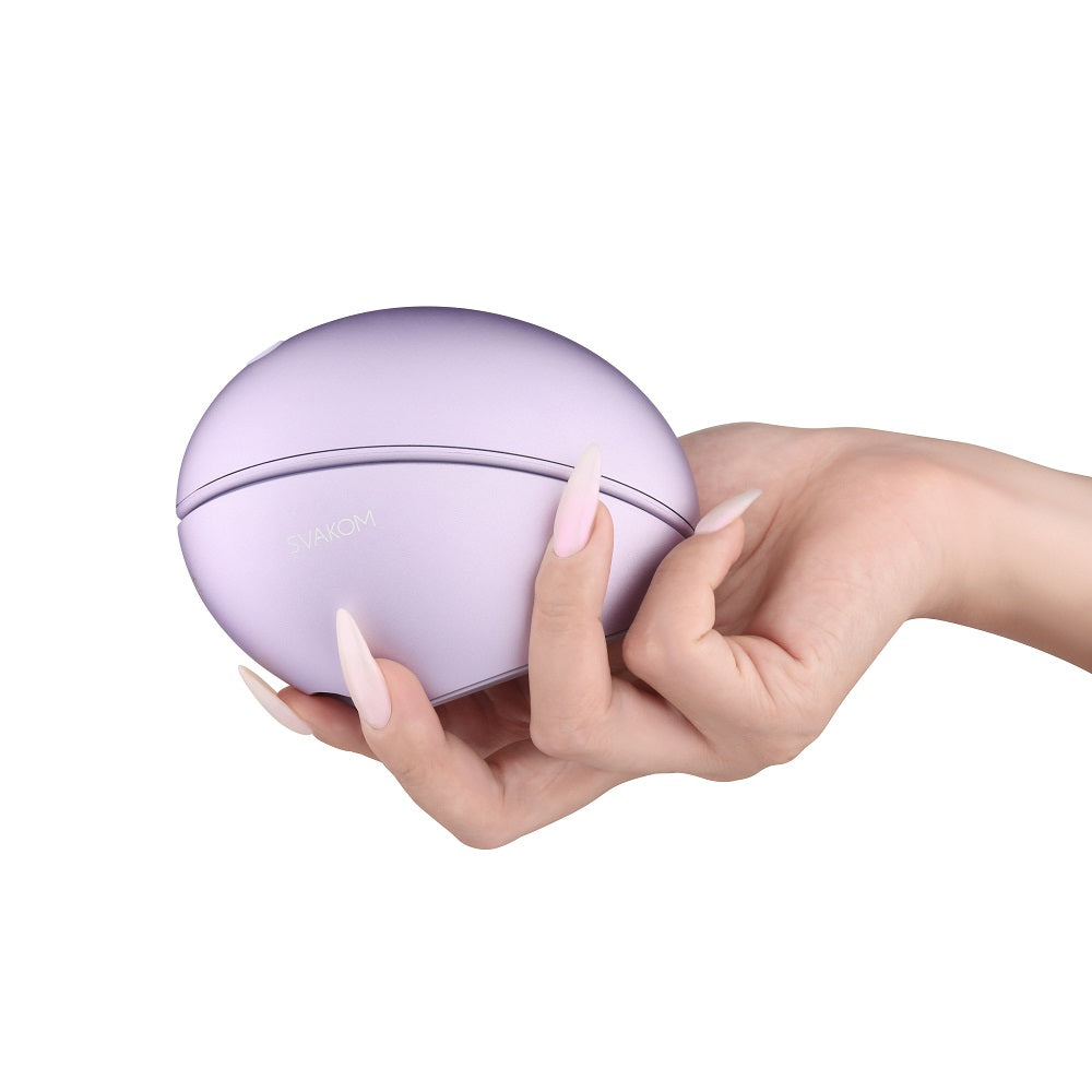 Galaxie Suction Vibrator with Mood Projector Metallic Lilac