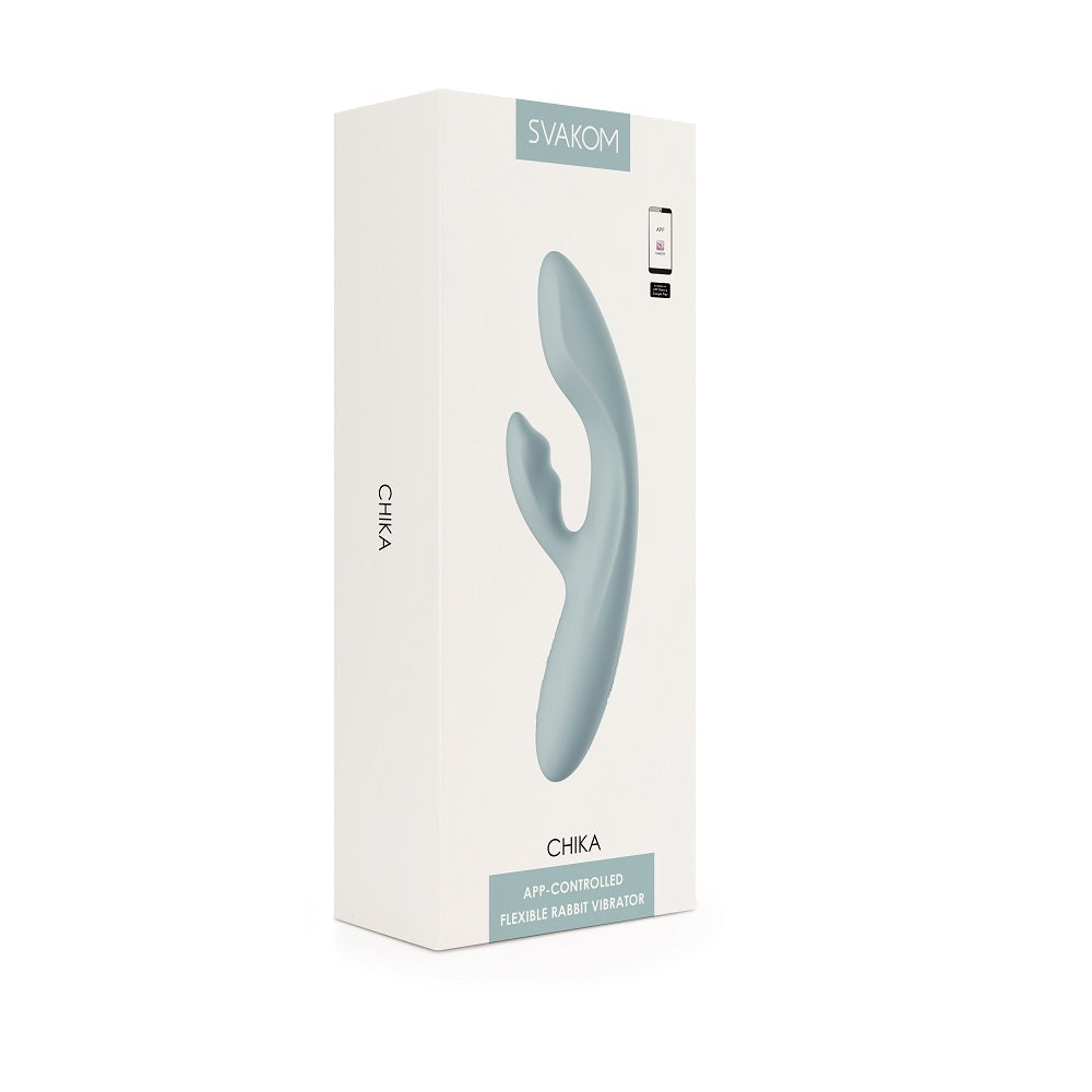 Chika App-Controlled Flexible Warming Rabbit Vibrator