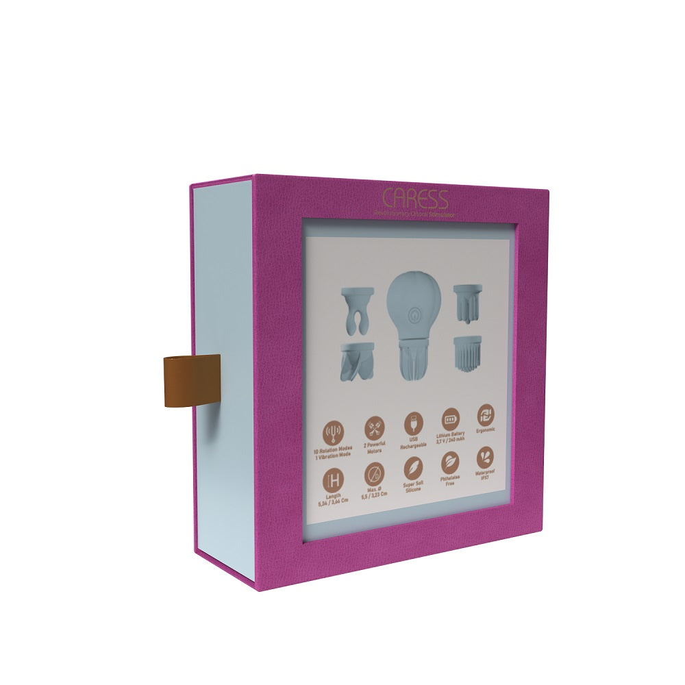 Caress Blue Clitoral Stimulator Blue