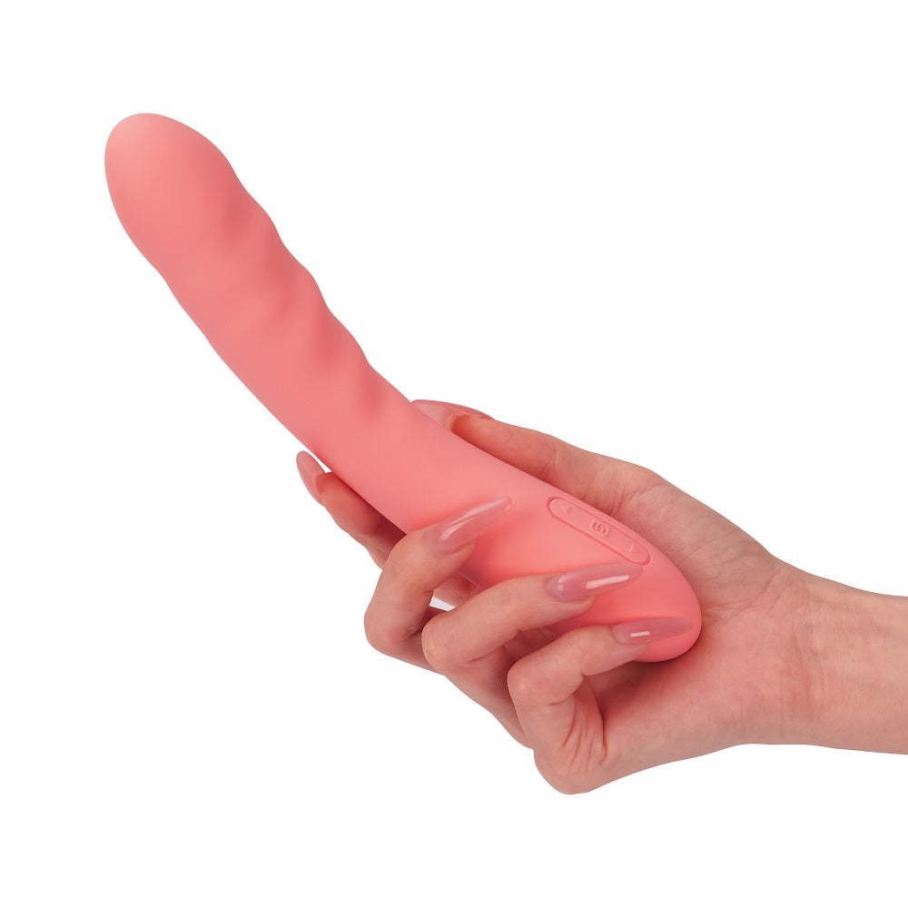 Ava Neo Interactive Thrusting Vibrator Peach Pink