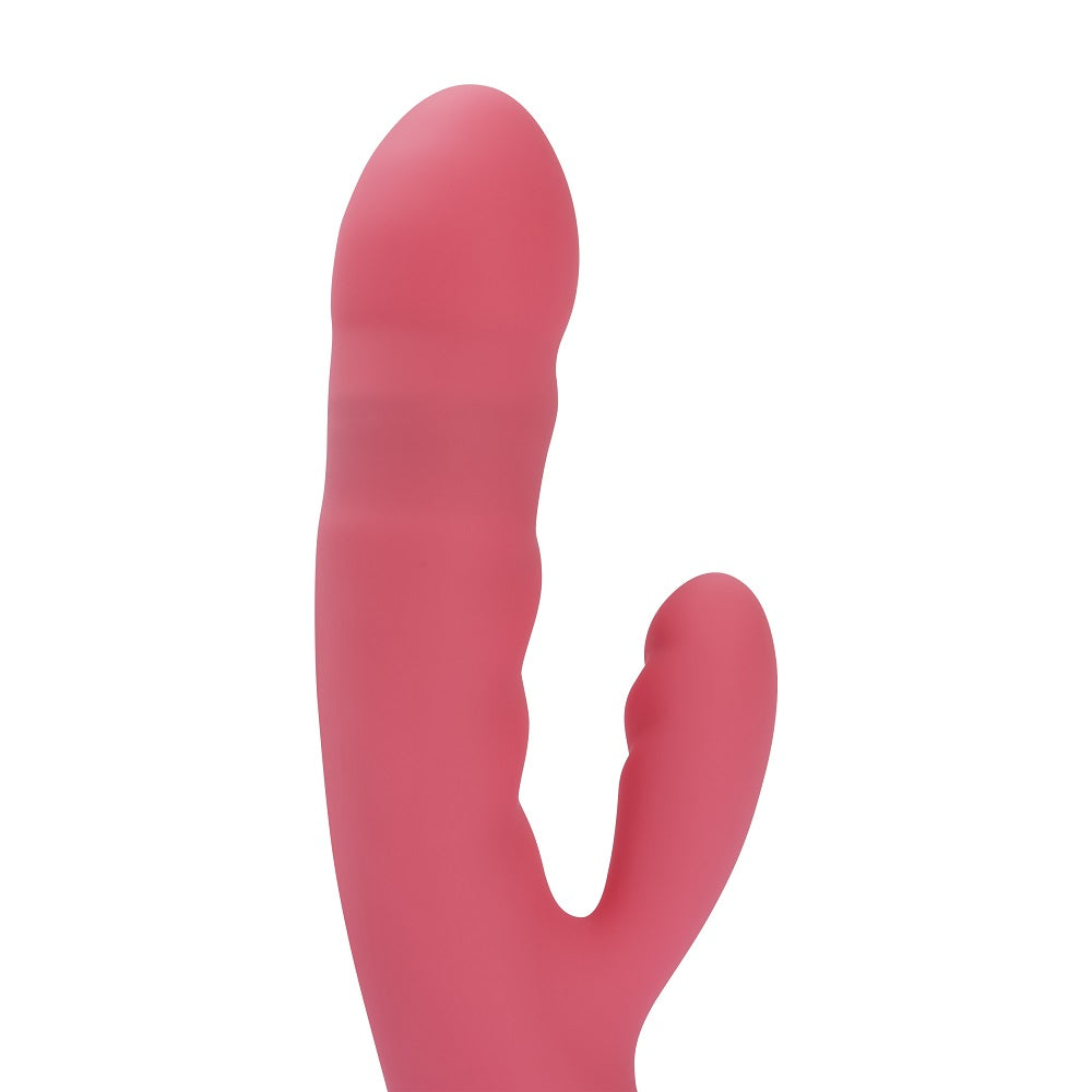 Avery Thrusting Vibrator with Clitoral Stimulator