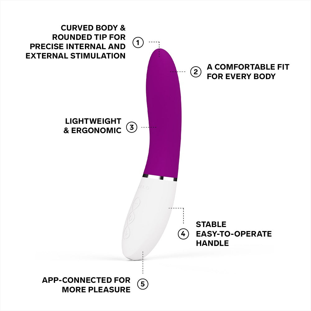 LIV 3 App Controlled G-Spot Vibrator Deep Rose