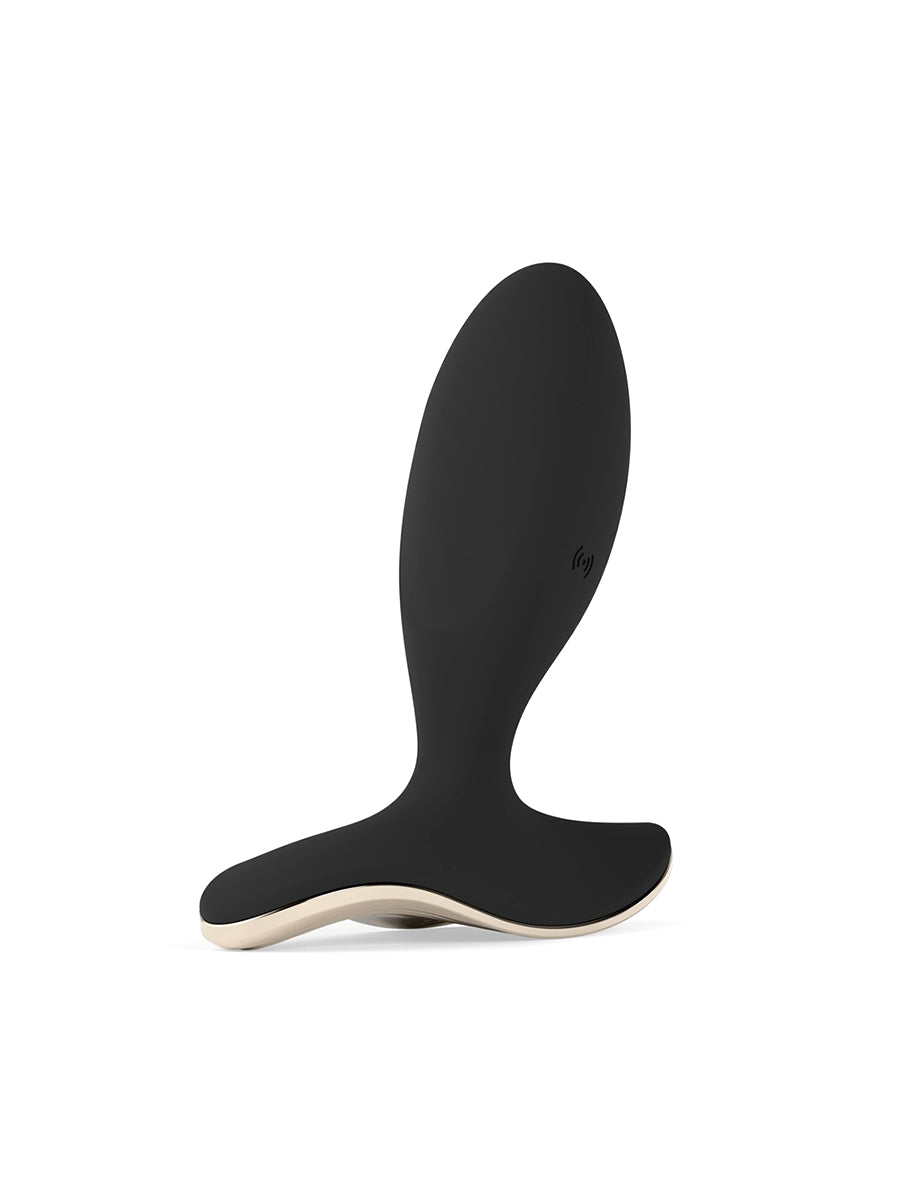 LELO Surfer 2 black silicone unisex vibrating anal plug toy_02
