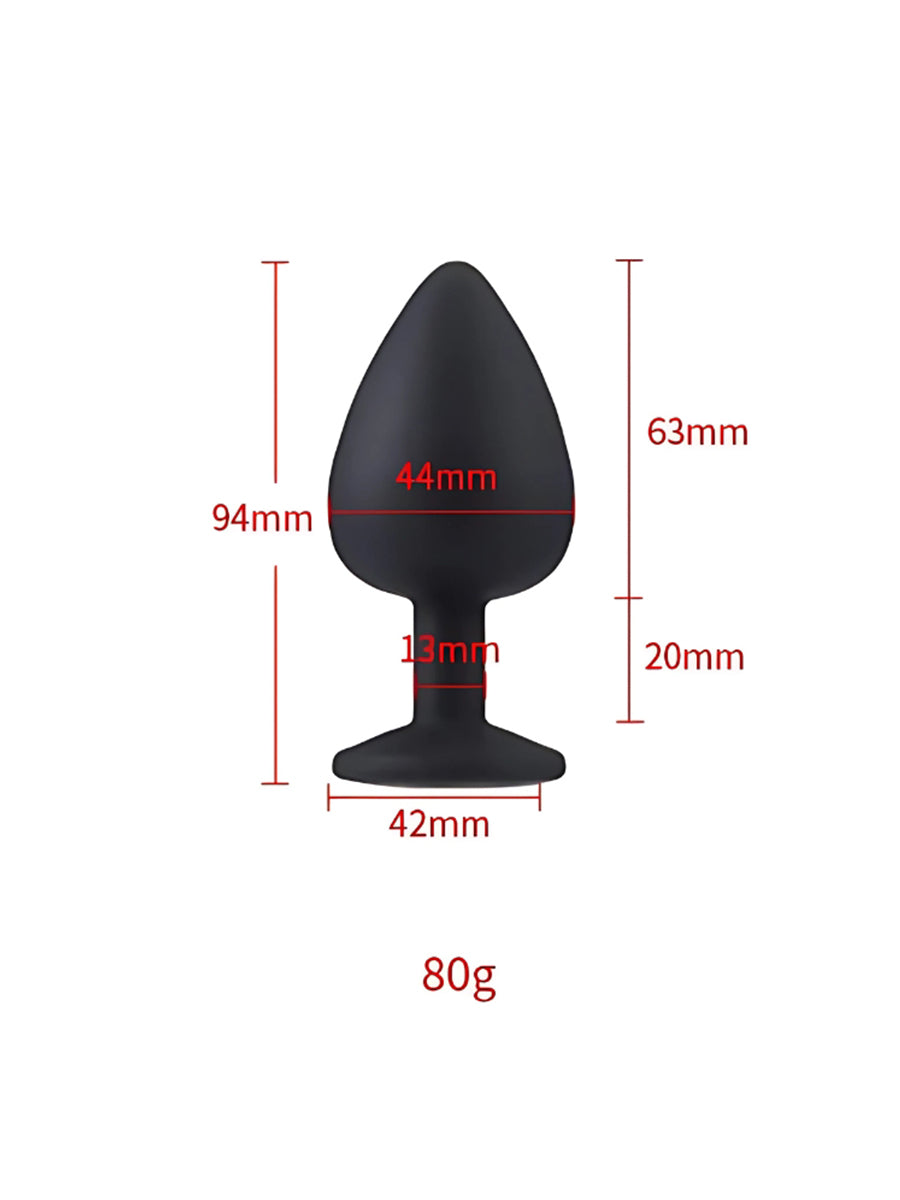 Silicone Butt Plug Large