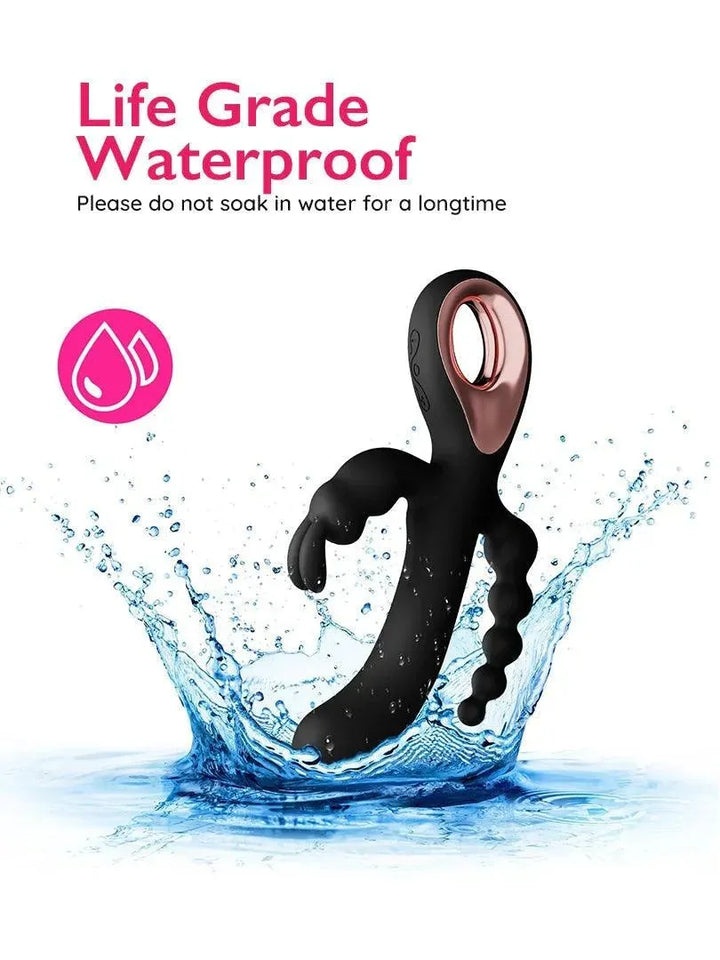 Triple Curve Rechargeable Rabbit Vibrator